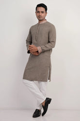 Men Premium Panjabi (Oyster)